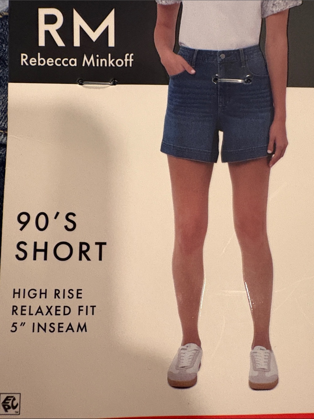 Rebecca Minkoff Indigo Denim High-Rise Shorts
